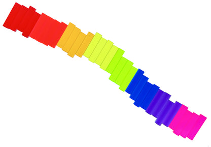 32 Pcs 8 DIFFERENT COLOR 3/4” DIAMETER CLEAR ACRYLIC ROD DOWELS PEGS