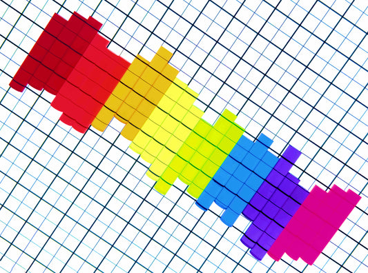 24 Pcs 8 DIFFERENT COLOR 1/2” DIAMETER CLEAR ACRYLIC ROD DOWELS PEGS