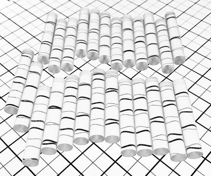 25 Pcs 1/2” DIAMETER CLEAR ACRYLIC PLEXIGLASS ROD DOWELS .5" DIAMETER (APPROX 12.7 MM)