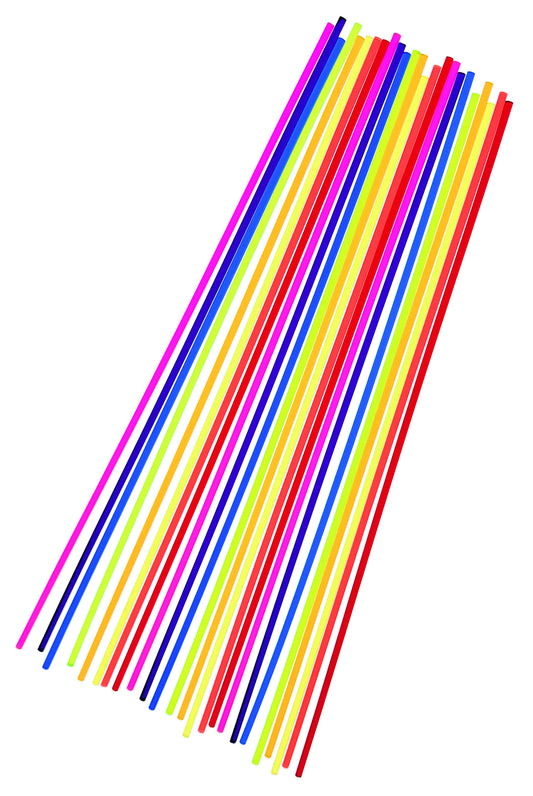 24 Rods x 8 Different Colors 1/8” Inch Diameter Multi-Color Pack