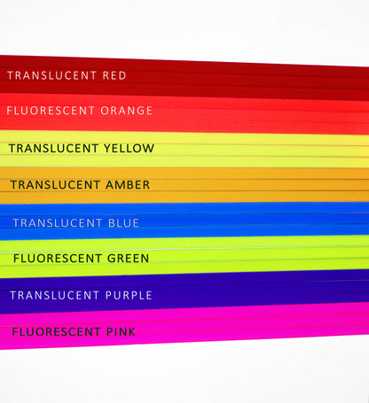 24 Rods x 8 Different Colors 1/8” Inch Diameter Multi-Color Pack